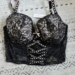 Black Lace Women's Victoria Secret Bustier